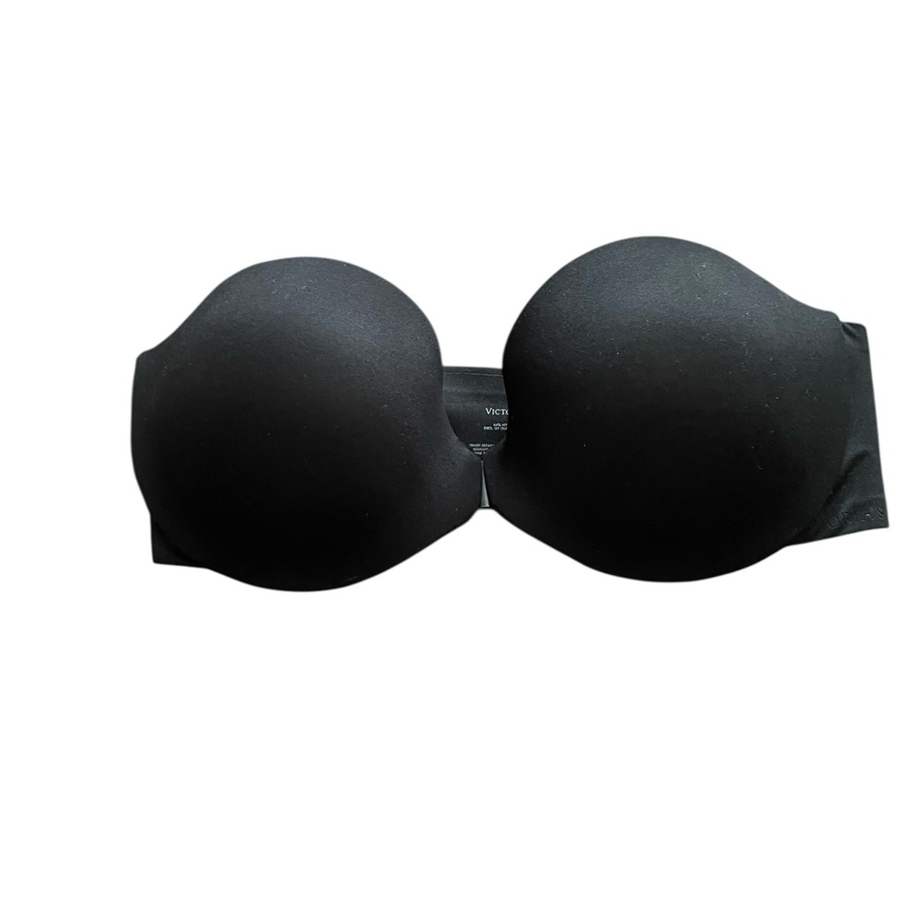 Victoria's Secret Elegant Black Strapless Bra